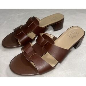 Naturalizer‎ Women's Joey Slip-On Heels, Brown Size 9.5W